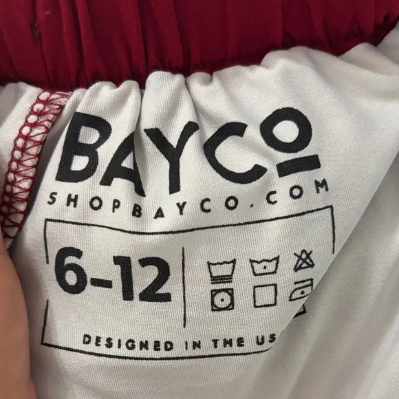 Bayco Kids' Red Swim Trunks - Picture 4 of 4